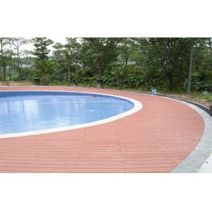 Wholesale Waterproof WPC Decking Flooring Anti-slip For Pool Decoration from china suppliers