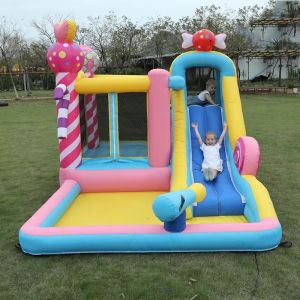 Inflatable Castle 4x4m for Kids with 950W Blower