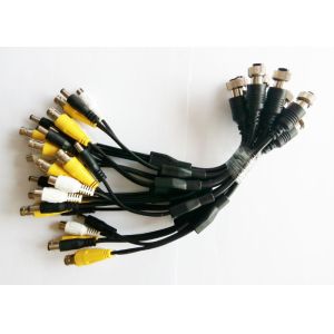 Wholesale 4 Pin Socket To DC Cable Connectors BNC RCA Cable For Backup Camera Monitor from china suppliers