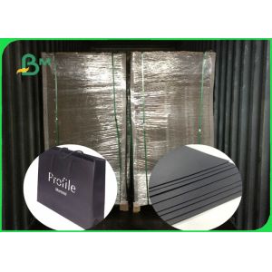 350PT No White Spots On The Surface No Fade Black Stiff Paperboard For Gift Box