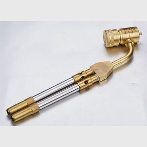 Heating Torch UP2500-2 Dual Flame Hand Holder Gas Mapp Torch for Brazing and