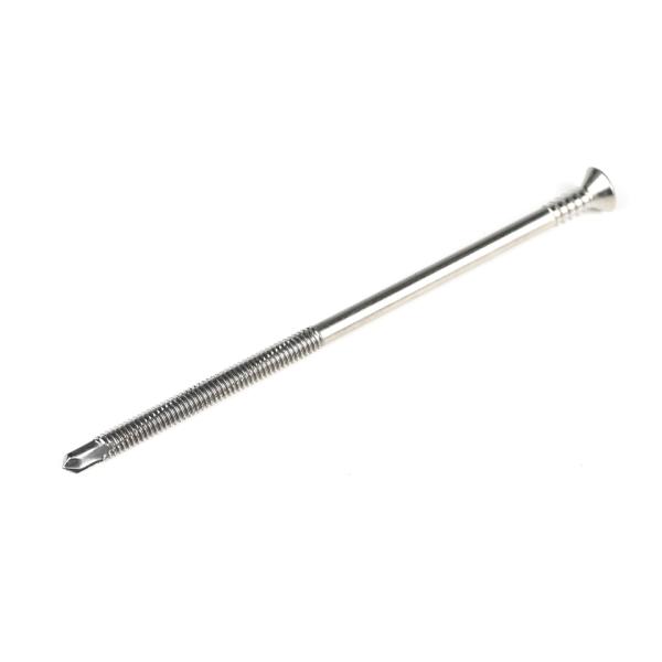 125mm Tek Screws Partial Thread Flat Head Phillips Self Drilling Screw For Flatbeds