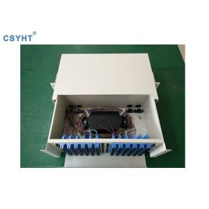 Wholesale 4U 19&quot; 144 Fiber Optical Fiber Rack Sliding Drawer Type FDF Fiber Distribution Frame from china suppliers