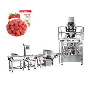 Siemens PLC 4 Bags/Min Automatic Food Packing Machine For Dried Fruit