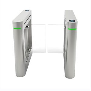 Pedestrian Security Swing Turnstile Gate Face Recognition Thermal Access Control