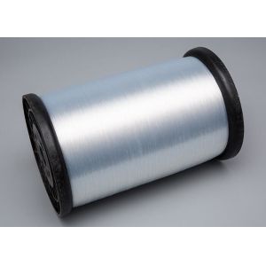 Raw White / Dyed Semi Dull Polyester Monofilament Yarn 0.07mm 0.11mm For Mesh