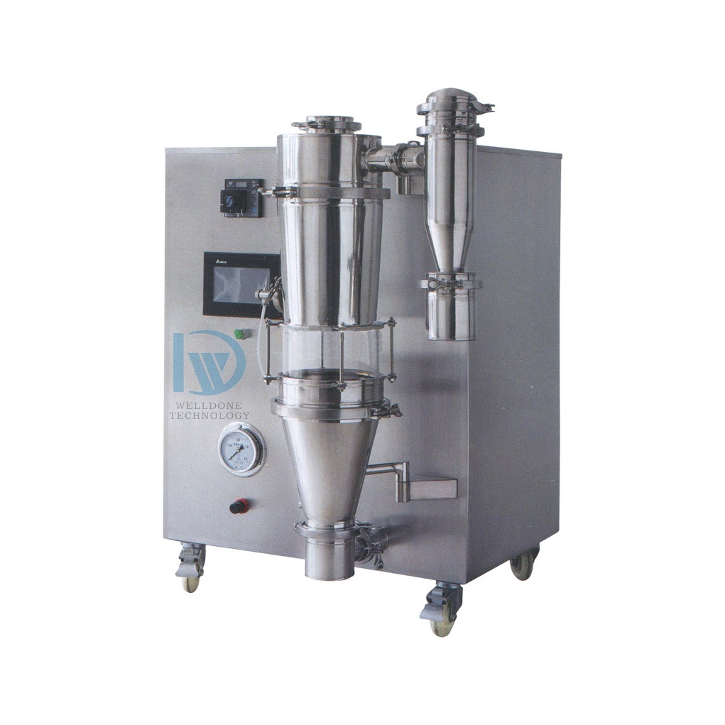Wholesale Low Temperature Vacuum Spray Dryer with 30~300℃ Air Inlet Temperature and 1kg/h Evaporation Capacity for Laboratory Use from china suppliers