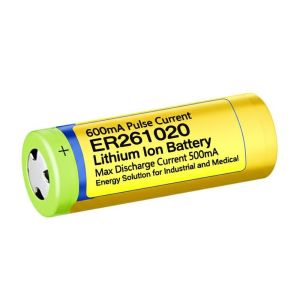 China 600mA Pulse Current ER261020 Lithium Ion Battery Max Discharge Current 500mA Energy Solution for Industrial and Medical on sale