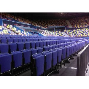 Fabric Theaters Retractable Raked Seating With Polymer / Timber Backrest