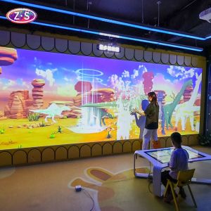 Drawing AR Interactive Games 1024*768 Projector Games Multi Channel Auto Focus