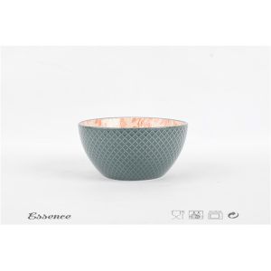 non toxic Microwavable Cereal Bowls , 6 Inch Stoneware Soup Bowls for Salad /