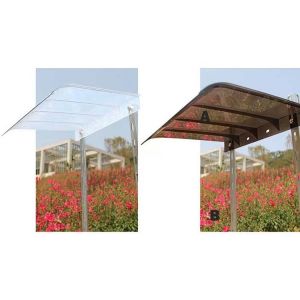 Clear Solid Polycarbonate Canopy Sheet Polycarbonate Roof Awning