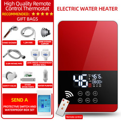 Modern Instantaneous Electric Bath Water Heater 6000W 220 Volt