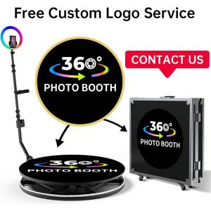 360 Photo Booth for Party Wedding Rotating Stand Length 80-120CM Load-bearing