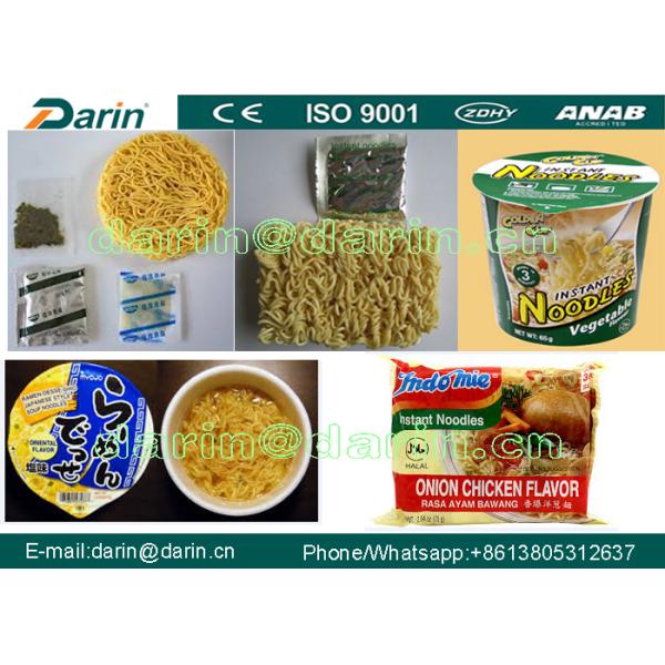 Commercial Instant Noodle Production Line with recipe , SS304 Material