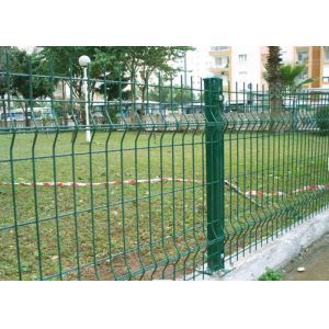 H2.5m 3D Welded PVC Coated Wire Mesh Fence Panels 60x60x1.5mm Green