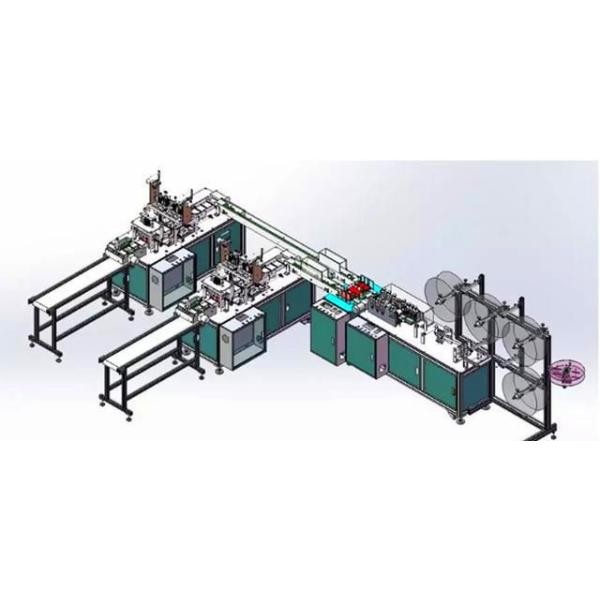 Multifunctional Pollution Face Mask Production Line Computer PLC Programming