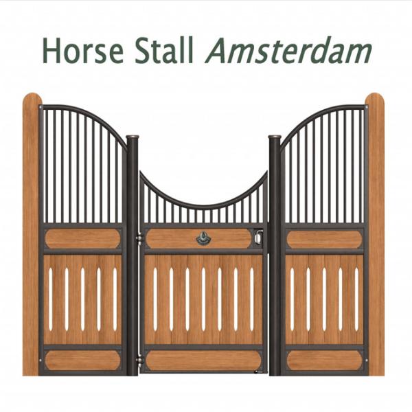 Quality Jinghua  Horse Stable Stall Front Panel with Plastic kick Panels for sale