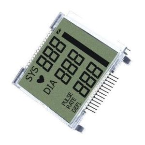 Monochrome TN LCD Display 7 Segment 4 Digit Alphanumeric With Waterproof