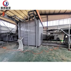 PLC Control Rotomolding Machinery Circular Internal Structure
