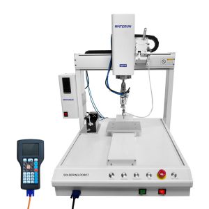 Bench Top Automatic Soldering Machine Robot Practical Double Y Axis