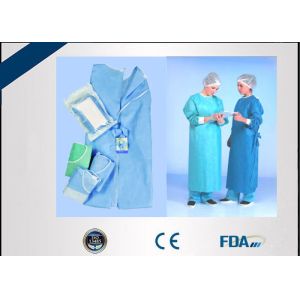 China Disposable Blue Surgical Gown High Performance For Hospital Operation Room on sale