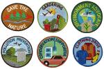 120D Cotton Woven Environmental Patches Hook And Loop Backing