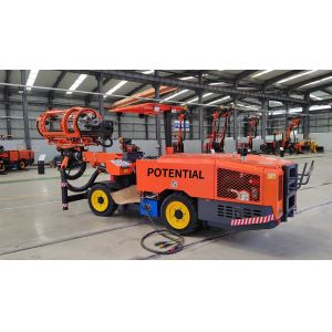 Telescope Drill And Anchor Rod Jumbo With 1800mm Bolt Length 7.5Kw Impact