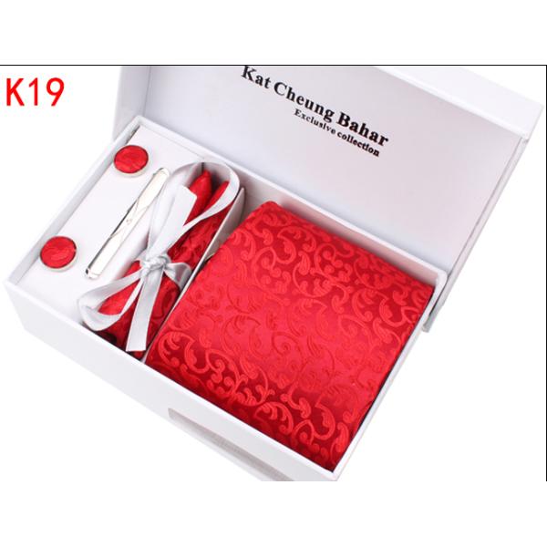 Silk woven necktie set-5pcs set