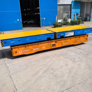 40 Tons Omnimove Transfer Cart With Lifting Dual Platforms Electric Transfer