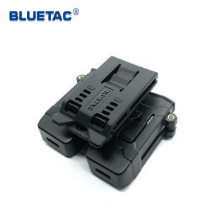 Wholesale Polymer Double Magazine Pouch 9mm Universal Style With Belt Clip Bluetac from china suppliers