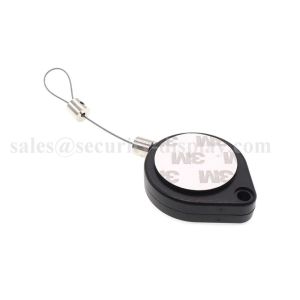 ABS Plastic Box Retractable Security Tether With 3M Glue