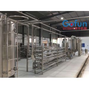 Dairy Milk UHT Sterilizer Machine Milk Sauce Processing Line Low Consumption
