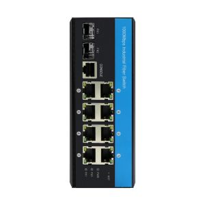 Wholesale PoE EMC Industrial Managed Switch IEEE 802.3af 8RJ45 2SFP hardened POE switch from china suppliers