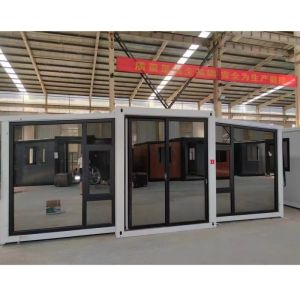 Wholesale Modern Luxury Style Container House With Steel Structure And Sandwich Panel Roof Wall from china suppliers