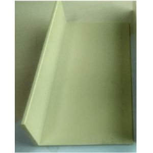 Ivory Color Plastic Linear Guide , Conveyor Roller Guide Rails L Type