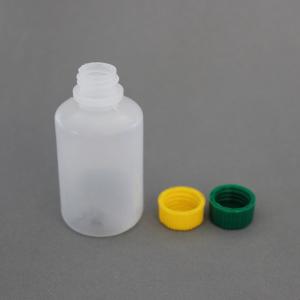 Wholesale 35ml &amp; 50ml HDPE chemical Transparent empty leak-resistant plastic reagent bottle from china suppliers