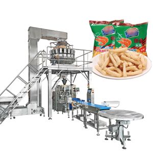 300 bag/min Banana Chips Coconut Plastic Bagging Machine Coffee Form Fill Seal