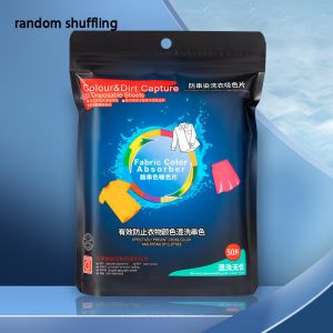 Anti Color Cross Washing Machine Sheets Mixed Color Absorber Sheets Paper Color