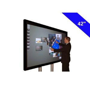 Silver Aluminum Frame Touch Screen Interactive Whiteboard , Interactive Touch