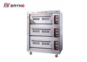 Wholesale 3 deck 6 trays gas bakery oven price/commercial bakery ovens for sale from china suppliers