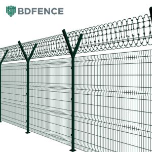High Strength Airport Prison 2500mm aoa fence Wire Mesh For Preventiing Climbing