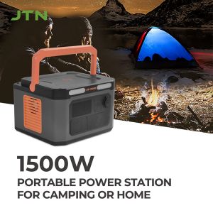 Lifepo4 Lithium Solar Panel Powerstation 1500Wh 220V OEM