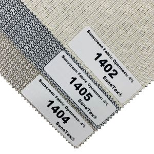 Polyester PVC Openness 4% Roller Blind Fabric Sunshade Solar Screen Sunscreen