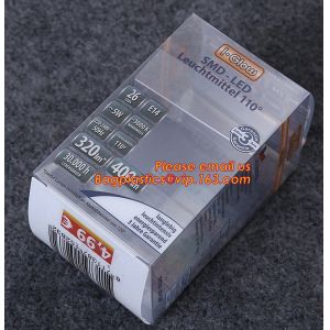 Custom transparent plastic packaging box for cell phone accessories & packaging