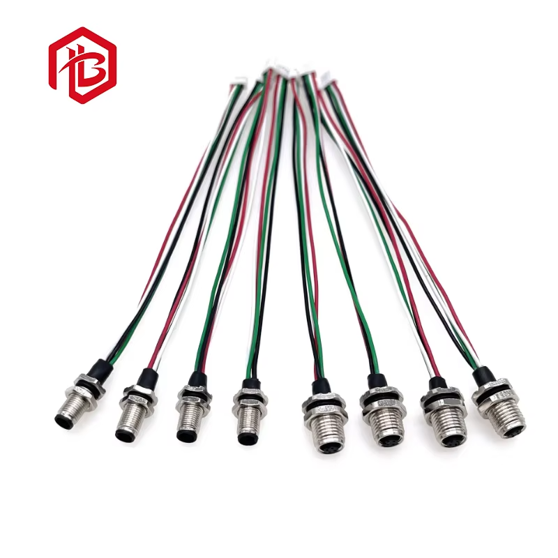 China M5 Industrial Circular Din Socket IP67 Waterproof a Code Front-Fastened Socket Male 4 Pin Panel Mount Connector with Wire on sale China M5 Industrial Circular Din Socket IP67 Waterproof a Code Front-Fastened Socket Male 4 Pin Panel Mount Connector with Wire on sale