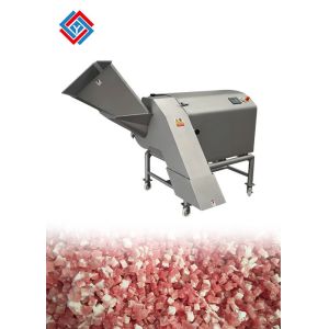 Wholesale High Speed Three Dimension Frozen Beef Meat Dicing Machine 1000kg/H from china suppliers