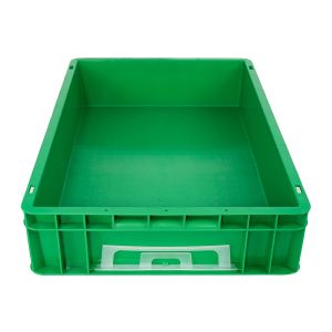 Convenient Euro Standard Stackable Plastic Moving Box Containers with Solid Box