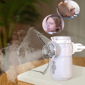 Medical Mesh Nebulizer With Adjustable Nebulization Rate Hospital And Homeheld