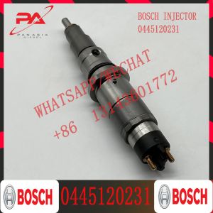China Excavator Parts Diesel Fuel Injectors For Komatsu PC210-8 PC200-8 6754-11-3011 0445120231 on sale
